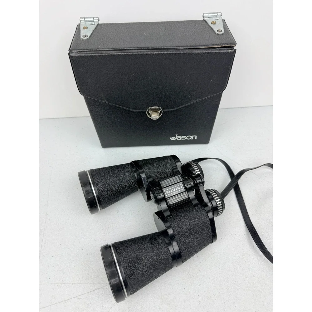 Vintage Jason Empire Model 221F Fast Focus 10 X 50 Wide Angle Binocular 1000Y BX